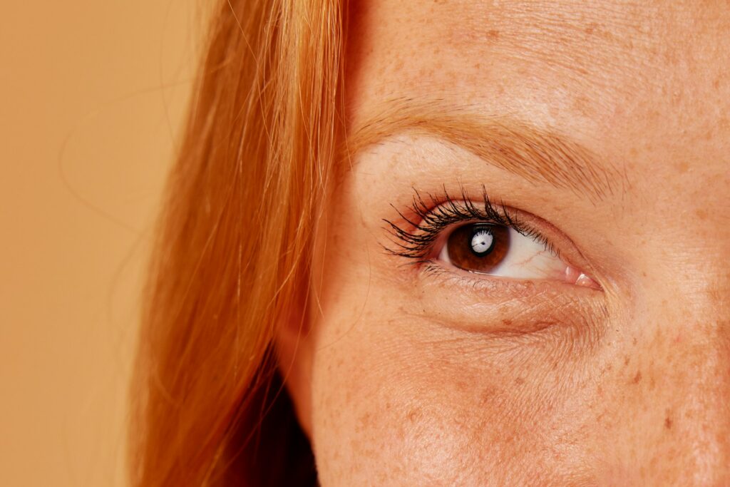 woman with wrinkles